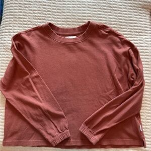 Le Bon Shoppe NATURELLE TEE - Rust Long Sleeve Top